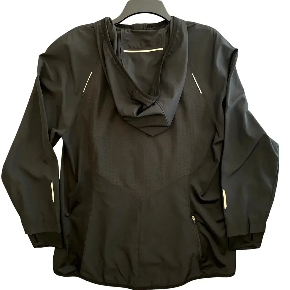 C9 by Champion Windbreaker Hooded Women's Black Size XL - Picture 2 of 11